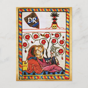 CARTES POUR FÊTES ANNUELLES ETERNAL LOVE VALENTINE'S DAY PARCHMENT MONOGRAM