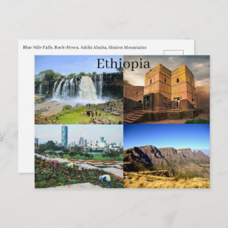 Cartes Pour Fêtes Annuelles Ethiopia Postcard