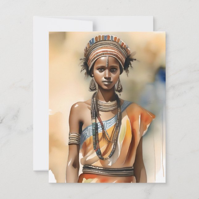Cartes Pour Fêtes Annuelles Ethiopienne E (Devant)