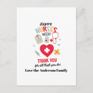 Cartes Pour Fêtes Annuelles Étiquette de cadeau d'appréciation pour INFIRMIÈRE