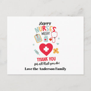 Cartes Pour Fêtes Annuelles Étiquette de cadeau d'appréciation pour INFIRMIÈRE