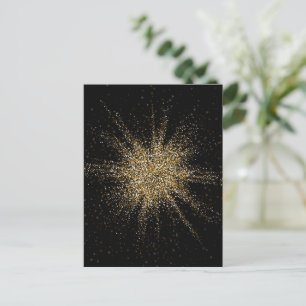 Cartes Pour Fêtes Annuelles Étoile Brillante 1