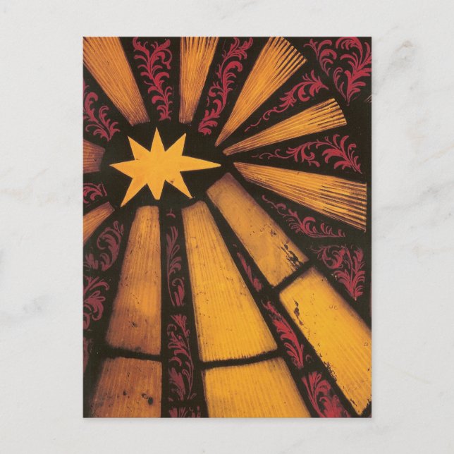 Cartes Pour Fêtes Annuelles Étoile de Noël (Devant)