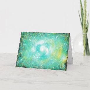 Cartes Pour Fêtes Annuelles Étoile de Noël éclairée Art chrétien Verset bibliq