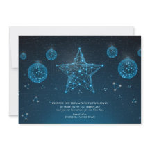 Étoile de Noël moderne bleue pour logo d'entrepris