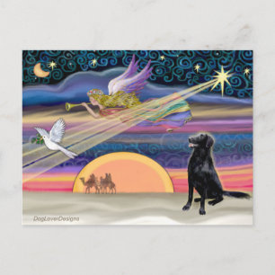 Cartes Pour Fêtes Annuelles Étoile de Noël - Retriever à poil plat