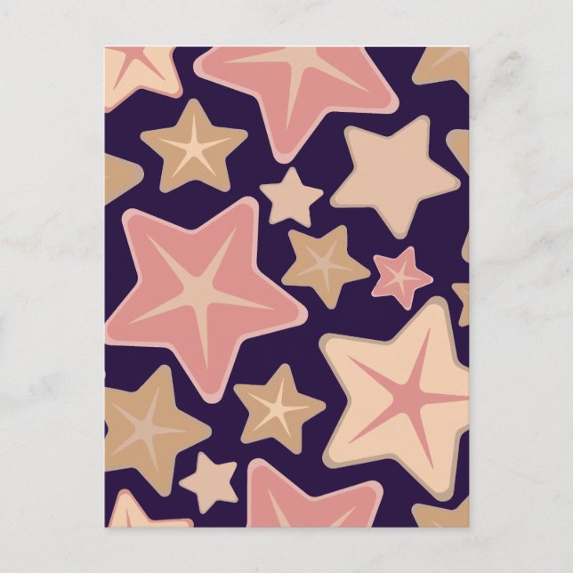 Cartes Pour Fêtes Annuelles Étoile minimale (Devant)