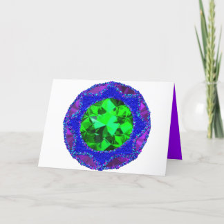 Cartes Pour Fêtes Annuelles Étoile scintillante à 8 branches pour l'Aïd