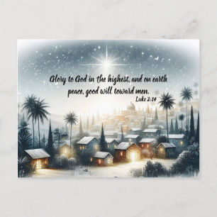 Cartes Pour Fêtes Annuelles Étoile sur Noël