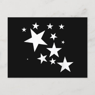 Cartes Pour Fêtes Annuelles Étoiles Blanches Star-Motif-Design Costume cadeau