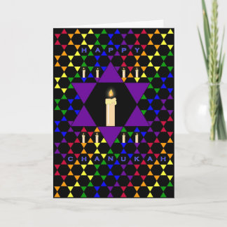 Cartes Pour Fêtes Annuelles Étoiles de Hanoukka