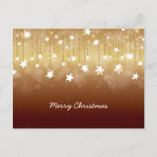 Cartes Pour Fêtes Annuelles Étoiles de tournoiement 3 de Joyeux Noël