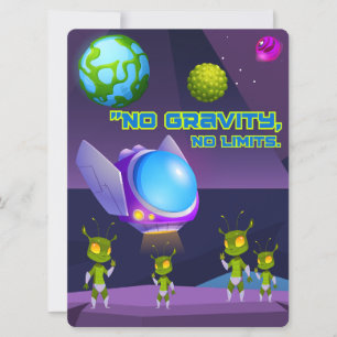 CARTES POUR FÊTES ANNUELLES ÉTRANGER, UNIVERS, FUSÉE, PLANÈTE ET ASTRONAUTES