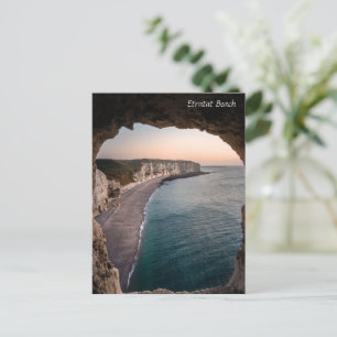 Cartes Pour Fêtes Annuelles Etratat Beach, Normandie France