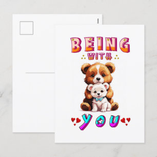 Cartes Pour Fêtes Annuelles Être avec toi