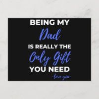 Être mon papa est vraiment le seul cadeau