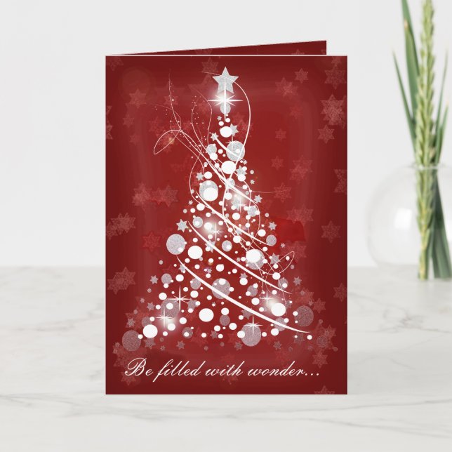 Cartes Pour Fêtes Annuelles Être rempli d'émerveillement - touché par la paix (Devant)