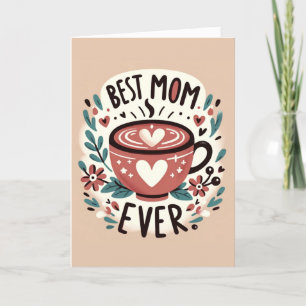 Cartes Pour Fêtes Annuelles Étreinte Chaleureuse - Meilleure Maman du Monde