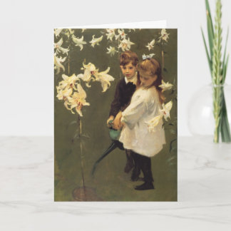 Cartes Pour Fêtes Annuelles Étude des enfants de Vickers