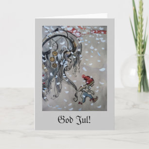 Cartes Pour Fêtes Annuelles Étude pour Julbocken (chèvre de Noël) 1911