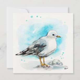 Cartes Pour Fêtes Annuelles Étude Seagull 1
