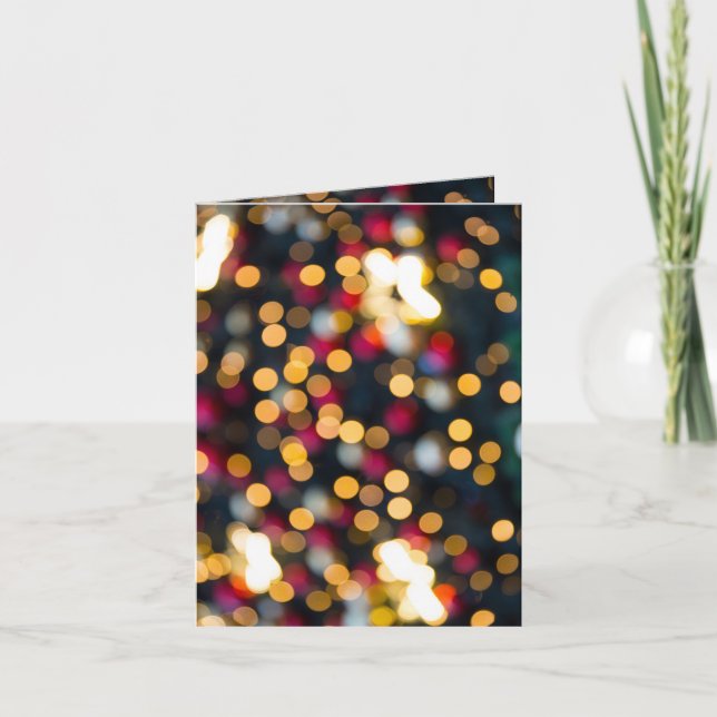 Cartes Pour Fêtes Annuelles Evening Lights (Devant)