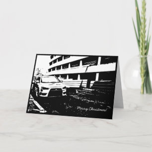 Cartes Pour Fêtes Annuelles EVO X Car Themed Christmas