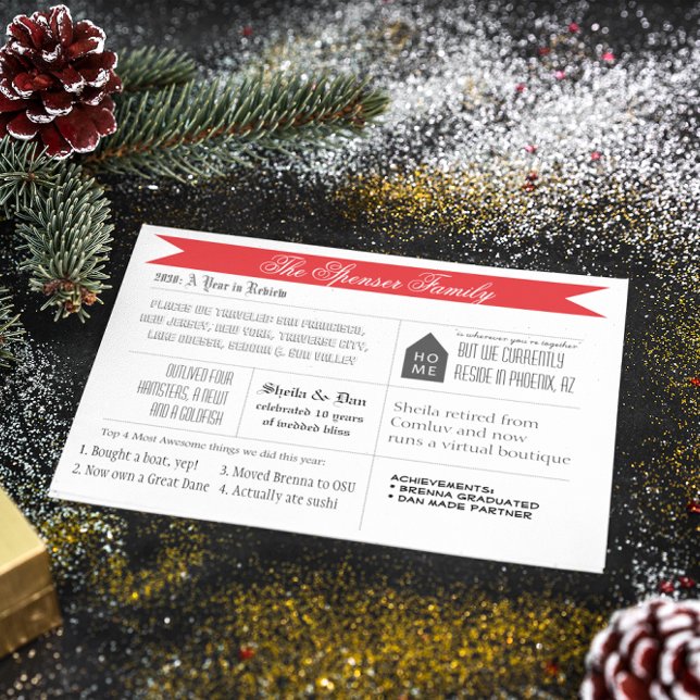 Cartes Pour Fêtes Annuelles Examen des années (Créateur téléchargé)