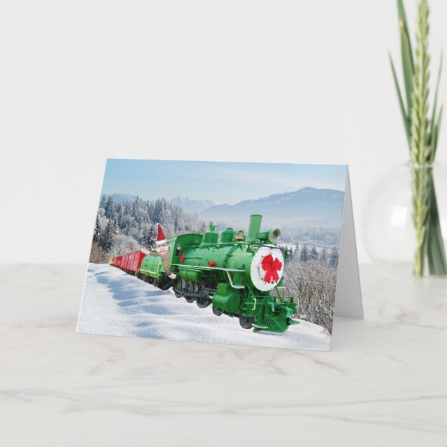 Cartes Pour Fêtes Annuelles Express de singe de réserve (Devant)