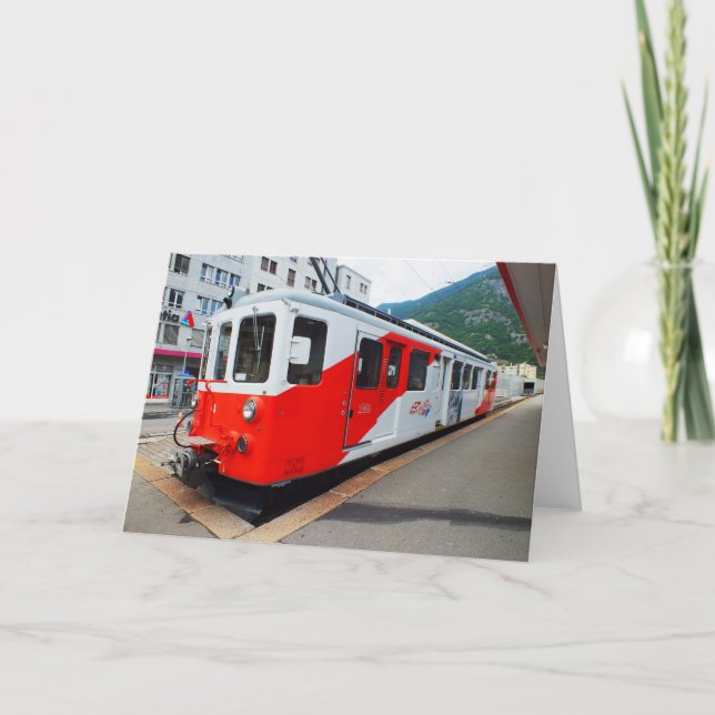 Cartes Pour Fêtes Annuelles express du Mont Blanc (Devant)