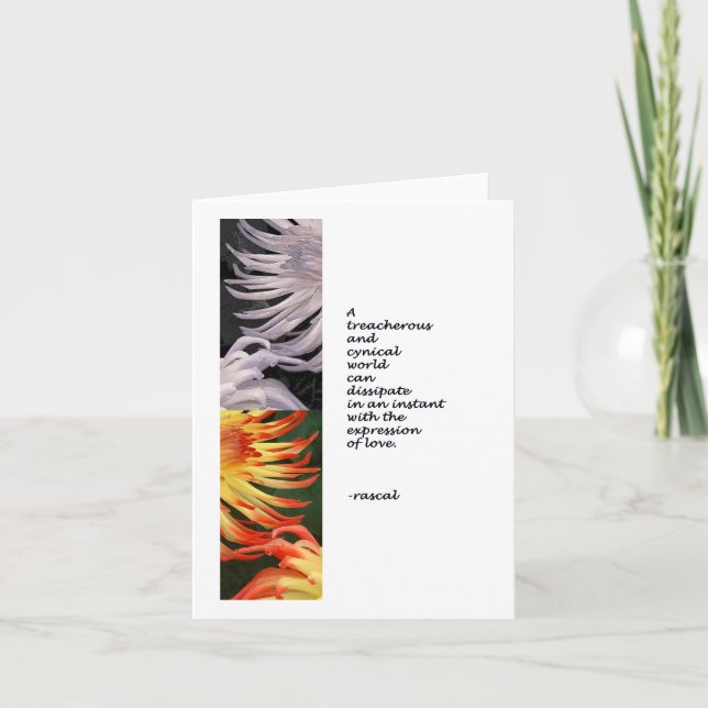 Cartes Pour Fêtes Annuelles Expression de l'amour (Devant)