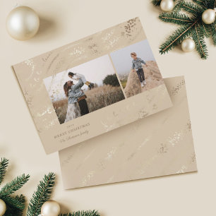 Cartes Pour Fêtes Annuelles Fa La Magical Gold Christmas Carol Two Photo