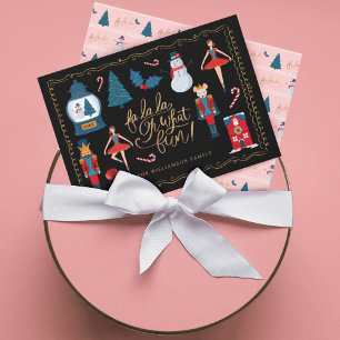 Cartes Pour Fêtes Annuelles Fa La Oh What Fun Christmas Nutcracker Caractères