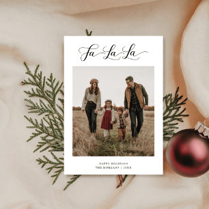 Cartes Pour Fêtes Annuelles Fa Russe La La Script Photo Famille de Noël