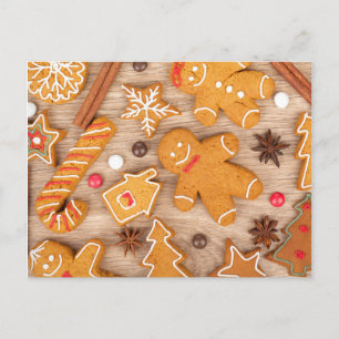 Cartes Pour Fêtes Annuelles Fabriqué maison Divers pain d'épice de Noël Cookie