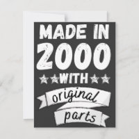 fabriqués en 2000 avec des pièces originales,
