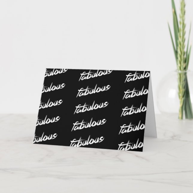 CARTES POUR FÊTES ANNUELLES "FABULEUX" EST COMMENT "NOS NOËL" SERA (Devant)