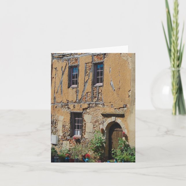 Cartes Pour Fêtes Annuelles Façade française (Devant)