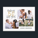 Cartes Pour Fêtes Annuelles Faire 50 beau anniversaire multi photo vacances c<br><div class="desc">multi photo 50e anniversaire invitation</div>