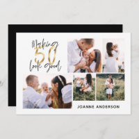 Faire 50 belle anniversaire multi photo