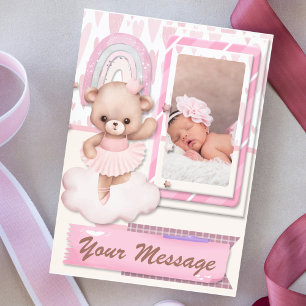 Cartes Pour Fêtes Annuelles Faire connaissance avec notre nouveau bébé - Annon