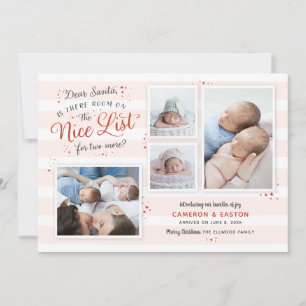 Cartes Pour Fêtes Annuelles Faire de la place sur la liste des gentils pour l'