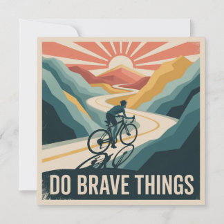 Cartes Pour Fêtes Annuelles Faire des Choses Courageuses