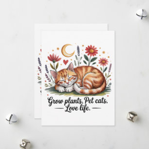 Cartes Pour Fêtes Annuelles Faire pousser des plantes que les chats adorent La