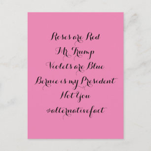 Cartes Pour Fêtes Annuelles Fait alternatif : Bernie est mon Président