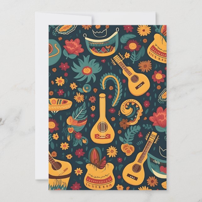 Cartes Pour Fêtes Annuelles Faites la Fête avec le Motif Tendance CincoDeMayo (Devant)