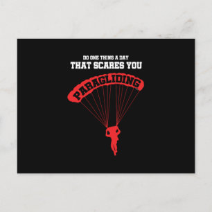 Cartes Pour Fêtes Annuelles Faites une chose par jour Parapente Aventure