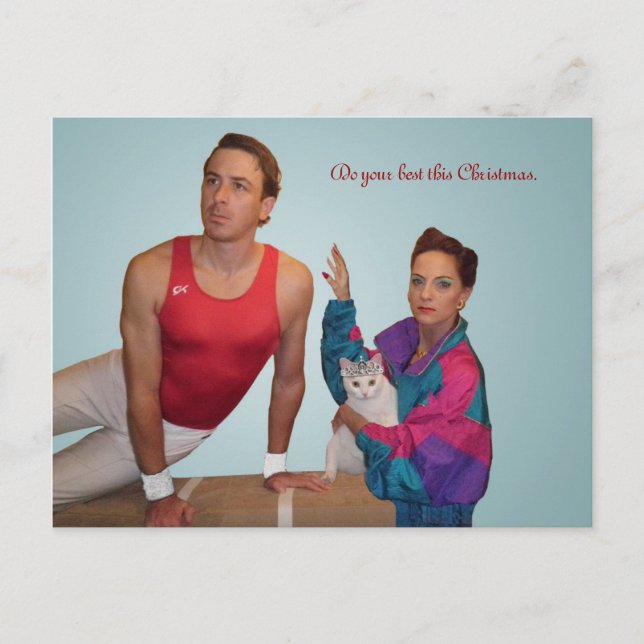 Cartes Pour Fêtes Annuelles Faites votre meilleur ce Noël (Devant)