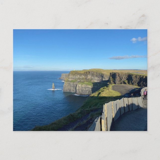 Cartes Pour Fêtes Annuelles Falaises de Moher en Irlande pittoresque (Devant)