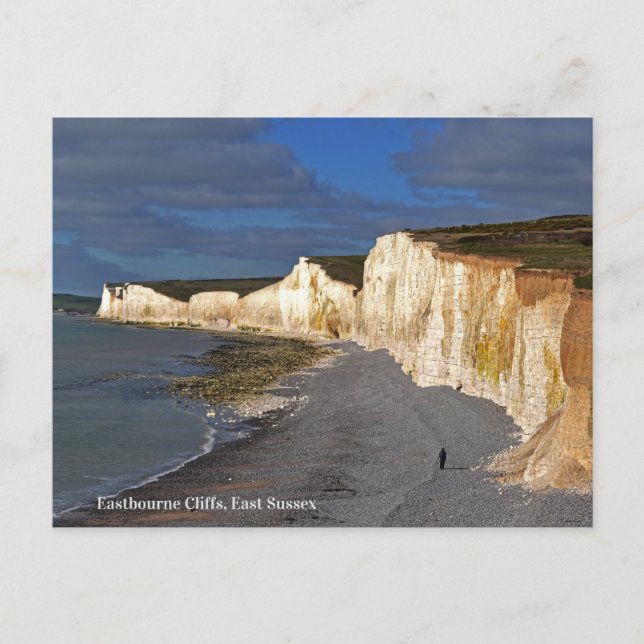 Cartes Pour Fêtes Annuelles Falaises d'Eastbourne dans East Sussex England (Devant)